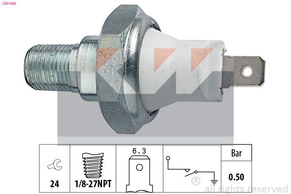 KW Oliedrukschakelaar 500 068
