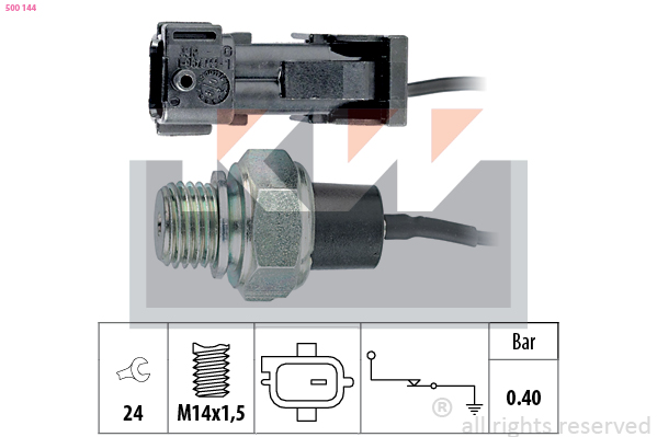 KW Oliedrukschakelaar 500 144