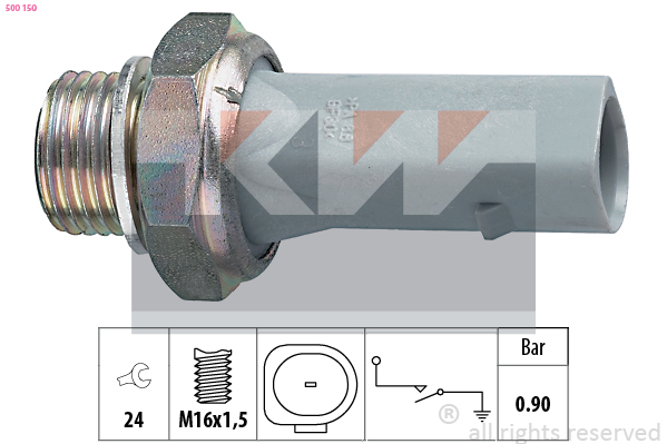 KW Oliedrukschakelaar 500 150