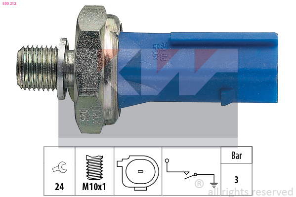 KW Oliedrukschakelaar 500 212