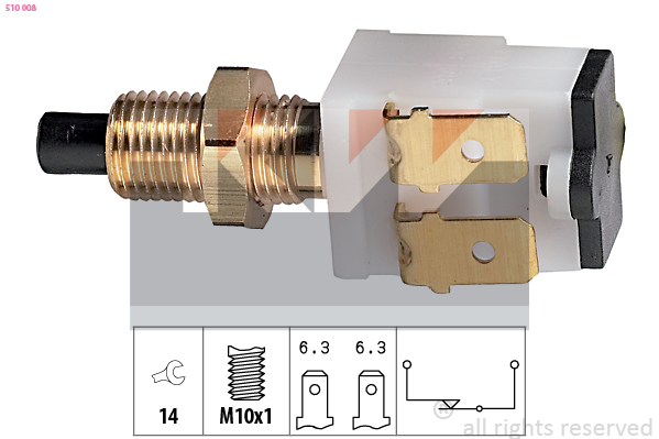 KW Remlichtschakelaar 510 008