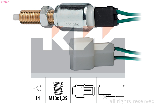 KW Remlichtschakelaar 510 027