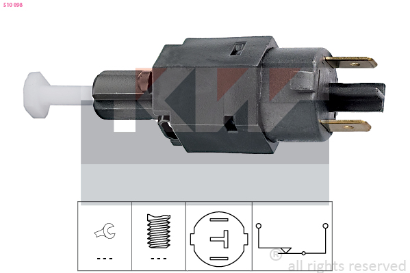 KW Remlichtschakelaar 510 098