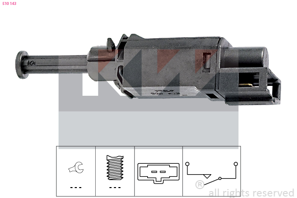 KW Remlichtschakelaar 510 143