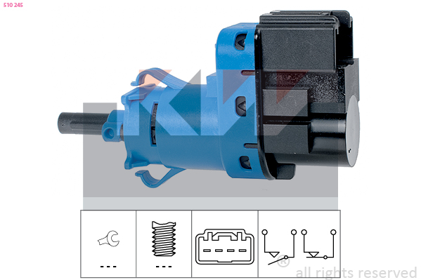 KW Remlichtschakelaar 510 245
