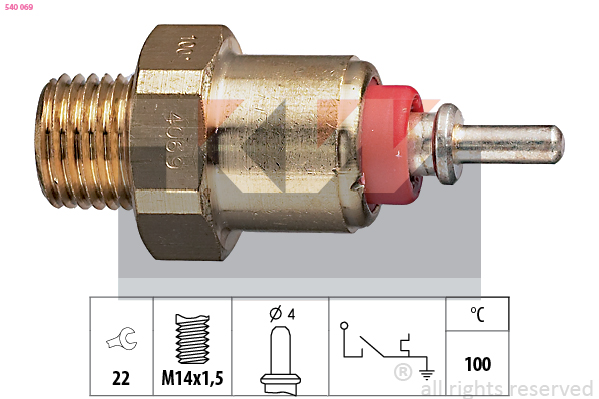KW Temperatuurschakelaar 540 069