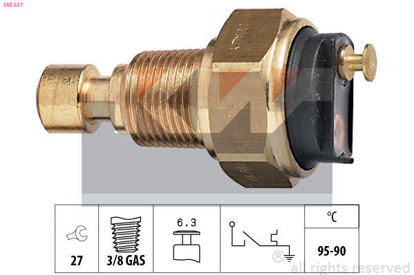 KW Temperatuurschakelaar 550 037