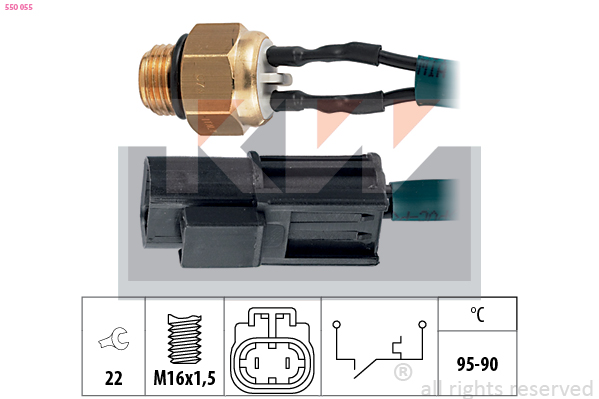 KW Temperatuurschakelaar 550 055
