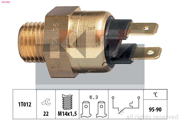 KW Temperatuurschakelaar 550 064