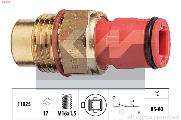 KW Temperatuurschakelaar 550 095