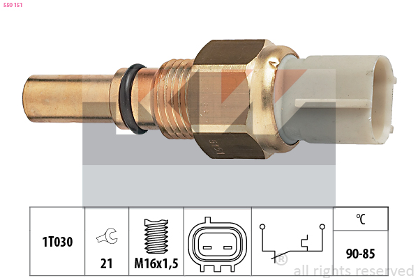 KW Temperatuurschakelaar 550 151