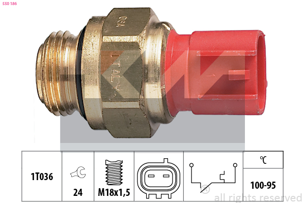 KW Temperatuurschakelaar 550 186