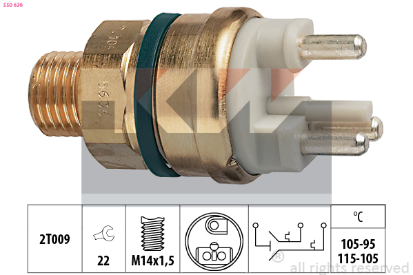 KW Temperatuurschakelaar 550 636