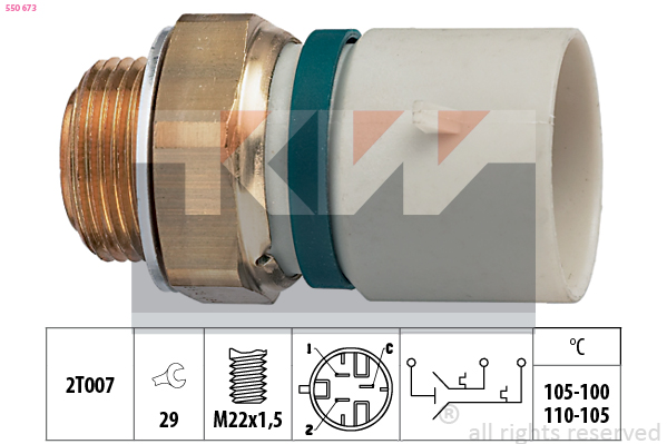 KW Temperatuurschakelaar 550 673