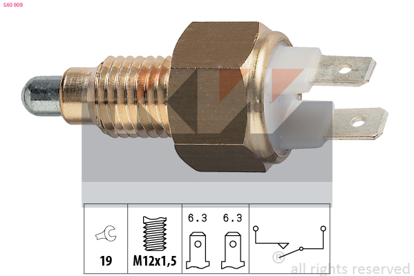 KW Achteruitrijlichtschakelaar 560 009
