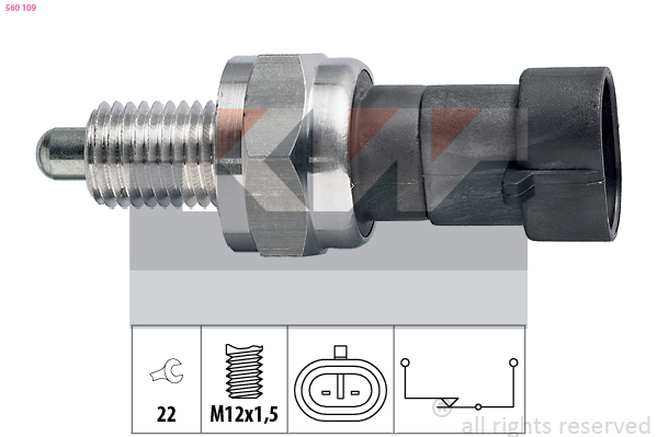 KW Achteruitrijlichtschakelaar 560 109