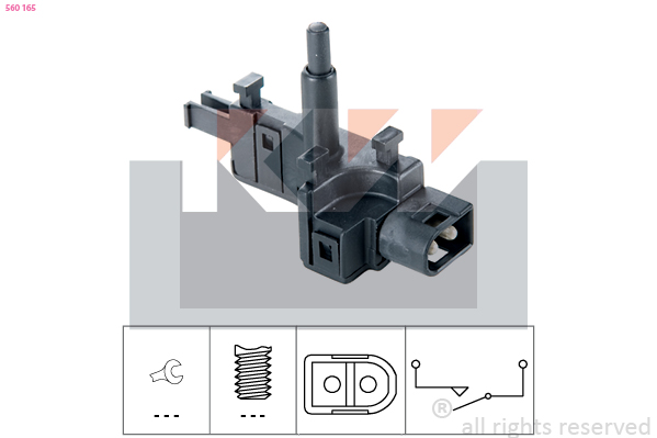 KW Achteruitrijlichtschakelaar 560 165