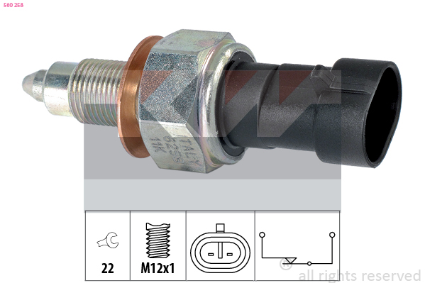 KW Achteruitrijlichtschakelaar 560 258
