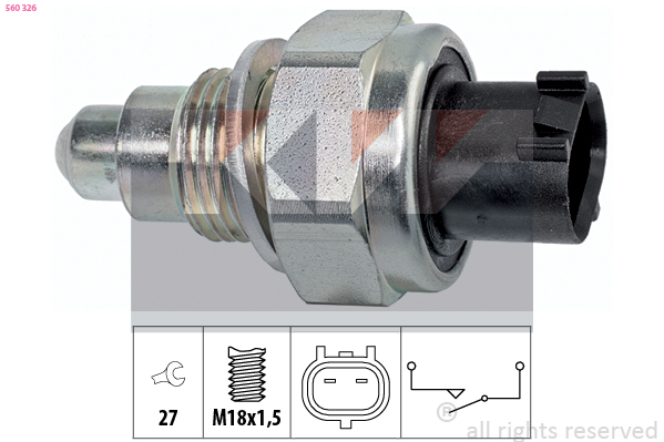 KW Achteruitrijlichtschakelaar 560 326
