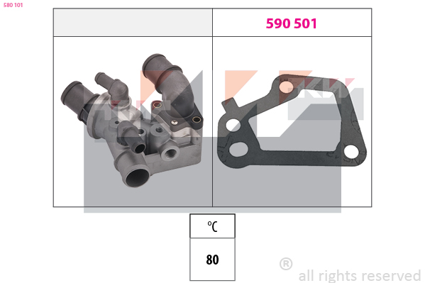 KW Thermostaat 580 101