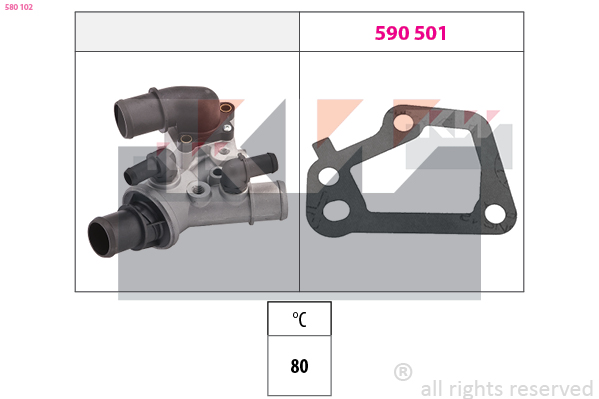 KW Thermostaat 580 102