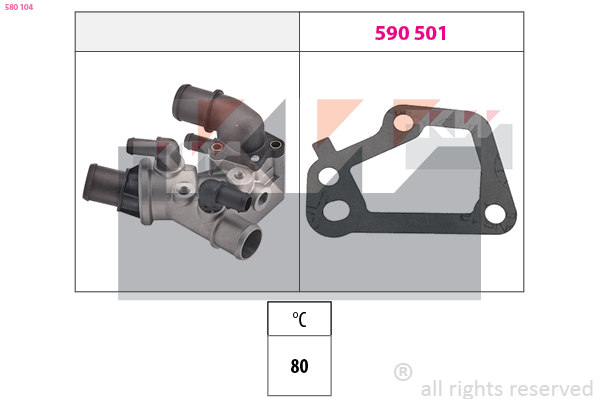 KW Thermostaat 580 104