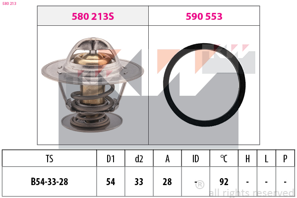 KW Thermostaat 580 213