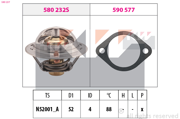 KW Thermostaat 580 237