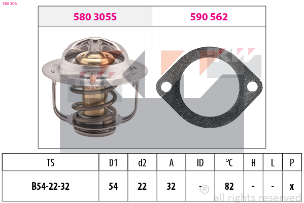 KW Thermostaat 580 306