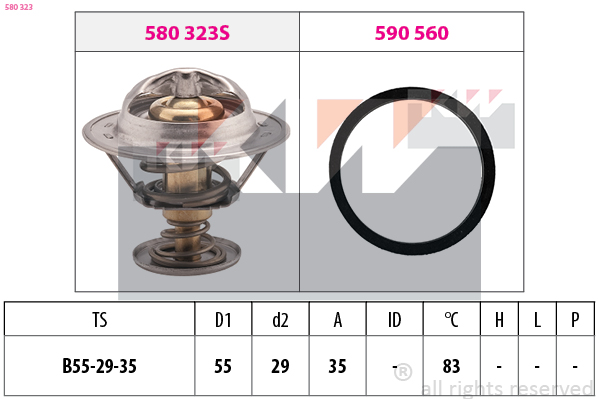 KW Thermostaat 580 323