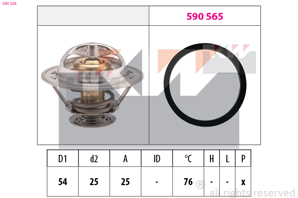 KW Thermostaat 580 328