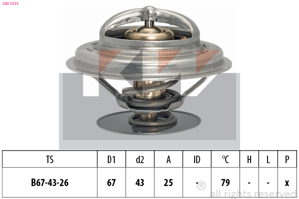 KW Thermostaat 580 333S