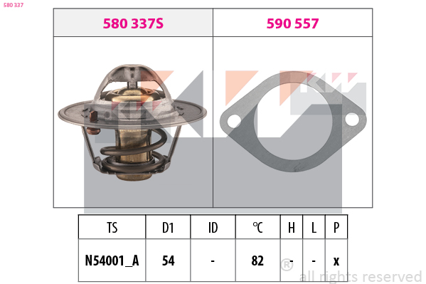 KW Thermostaat 580 337