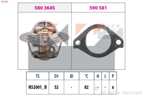 KW Thermostaat 580 364