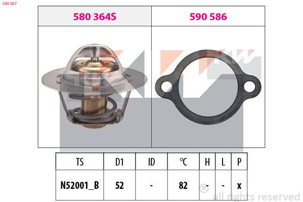 KW Thermostaat 580 367