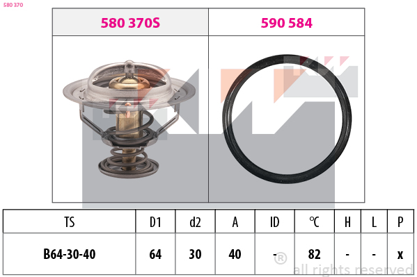 KW Thermostaat 580 370