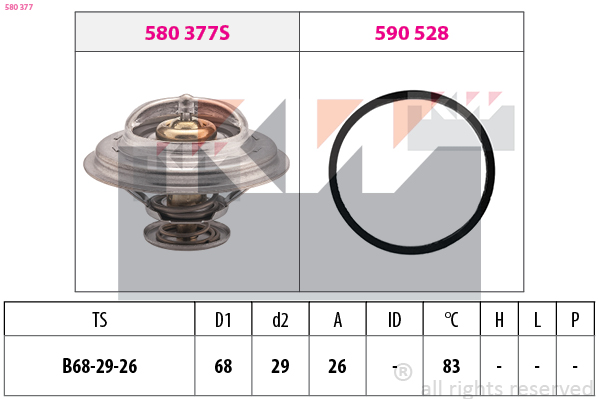 KW Thermostaat 580 377