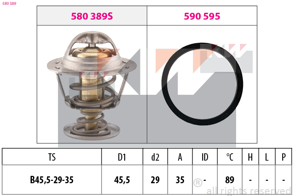 KW Thermostaat 580 389