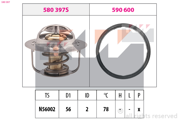 KW Thermostaat 580 397