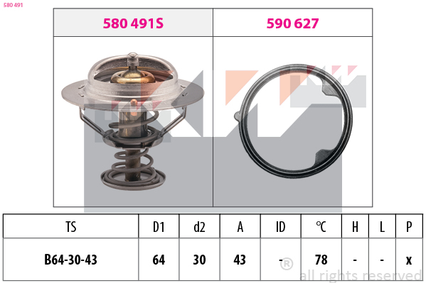 KW Thermostaat 580 491