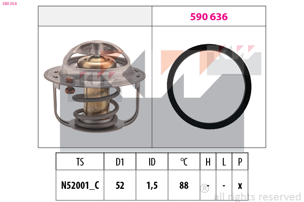 KW Thermostaat 580 554