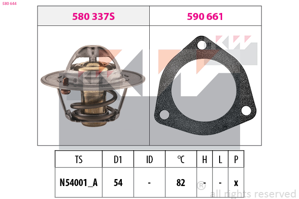 KW Thermostaat 580 644
