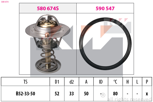 KW Thermostaat 580 674