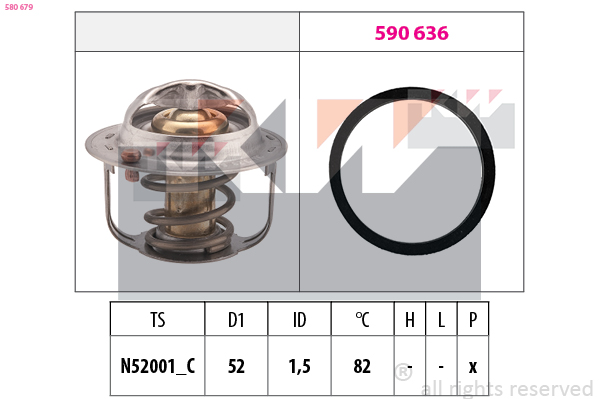 KW Thermostaat 580 679