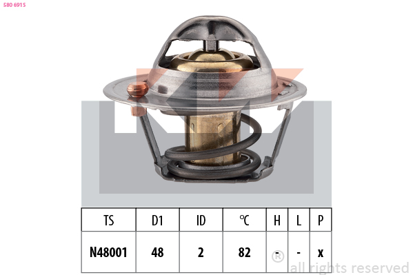 KW Thermostaat 580 691S