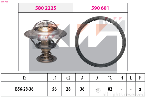 KW Thermostaat 580 728