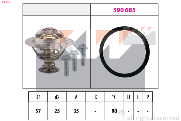 KW Thermostaat 580 731