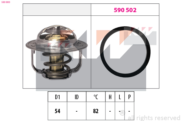 KW Thermostaat 580 800