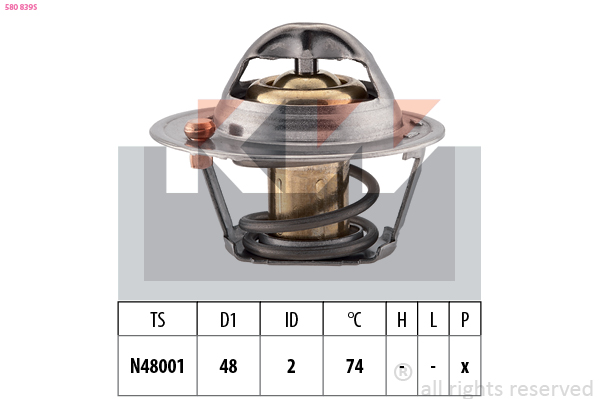 KW Thermostaat 580 839S