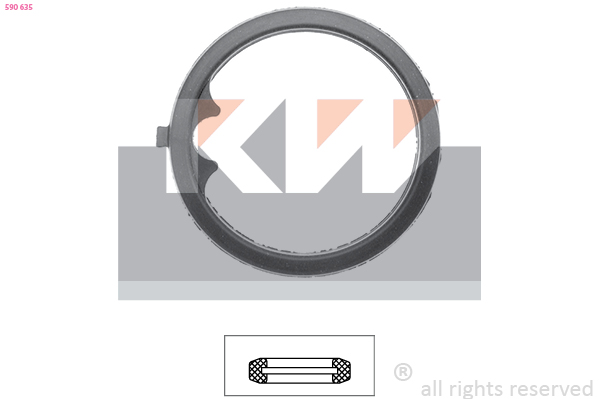 KW Thermostaat pakking 590 635